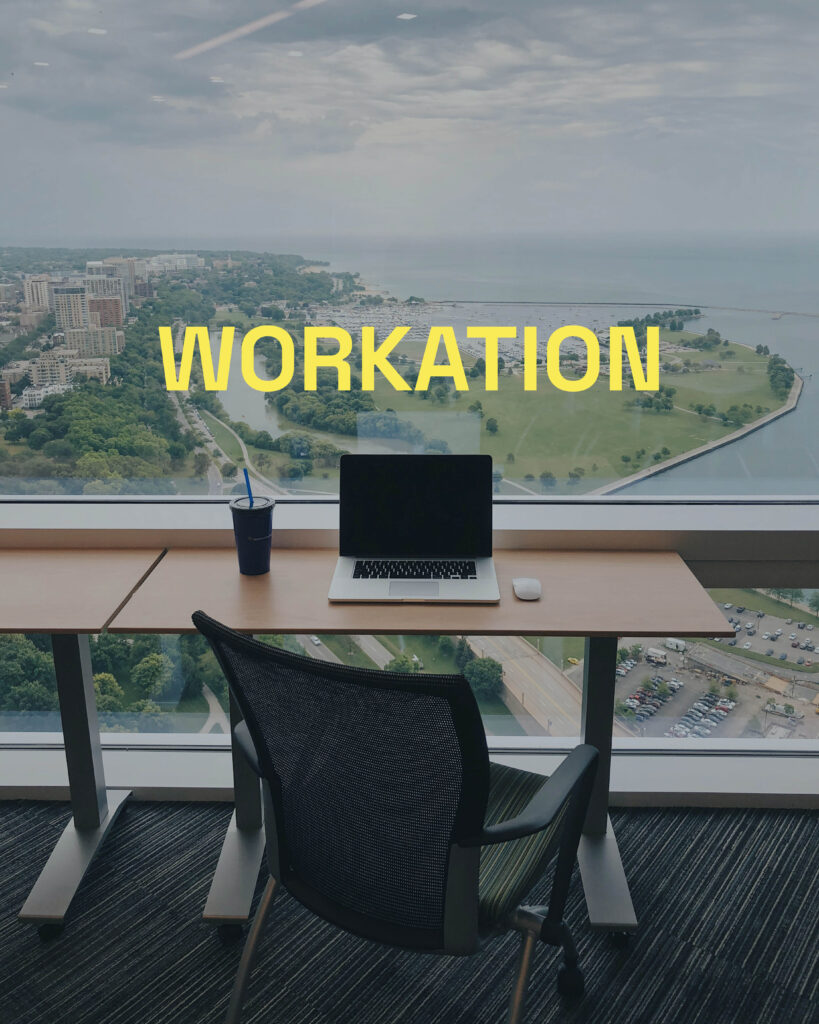 Arbeitsplatz mit einer schönen Ausschicht